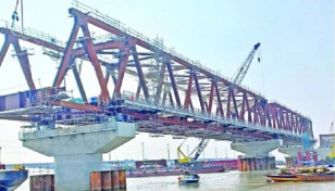 58% work of Bangabandhu railway bridge completed