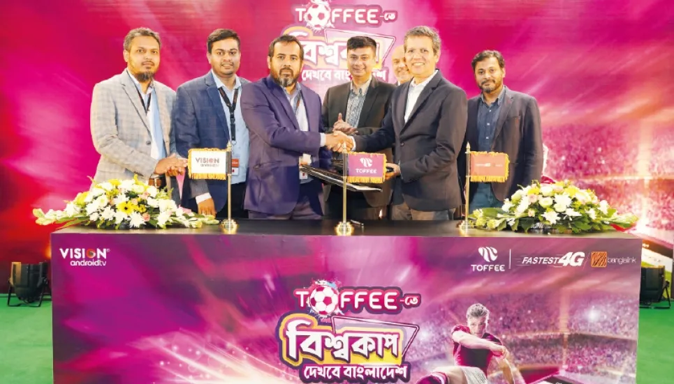 Customers to get pre-installed Toffee app in new Vision smart TVs 