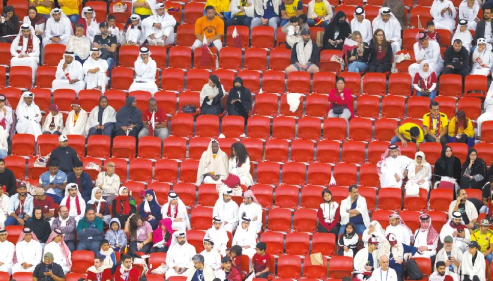 Empty seats tell story as Qatar party falls flat 