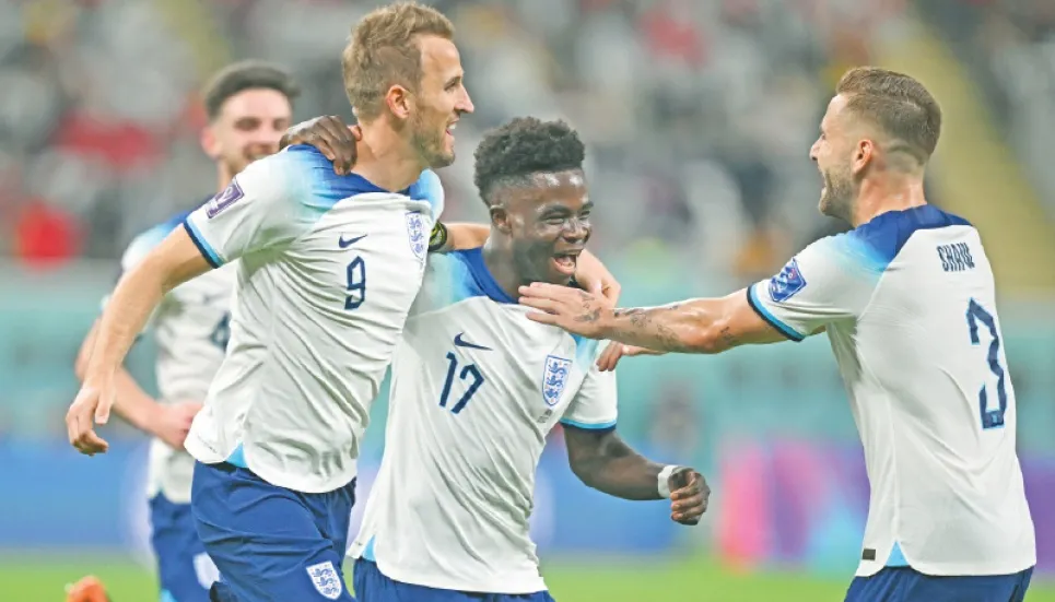 Saka, Bellingham star as England crush Iran 