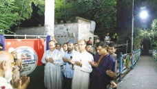 People get one more illuminated street in Rajshahi city 