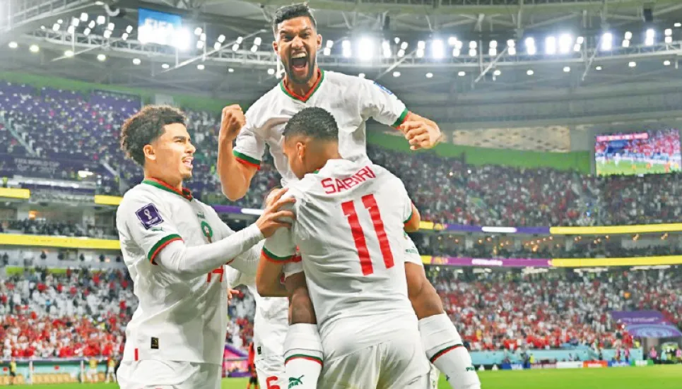 Stunning Morocco send Belgium on brink of exit 