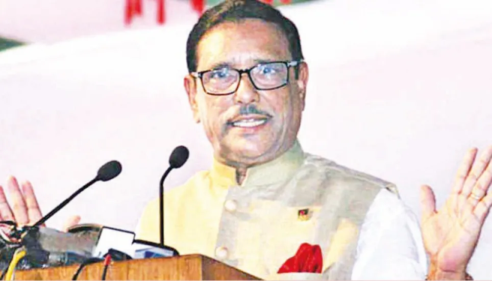 Govt won’t hinder BNP’s Dec 10 rally: Quader 