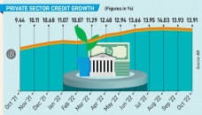 Private credit growth stands at 13.91%