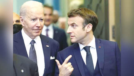 Macron kicks off US state visit, with trade dispute looming 
