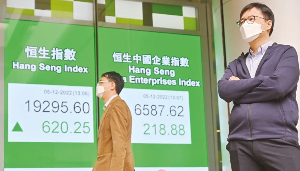 Global stocks rise as China eases more Covid measures 