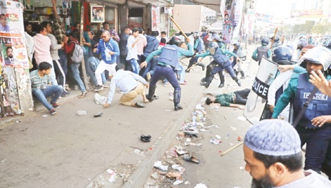 1 killed, several injured as BNP, police clash at Naya Paltan  