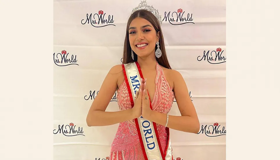 Sargam Koushal wins Mrs World 2022 crown