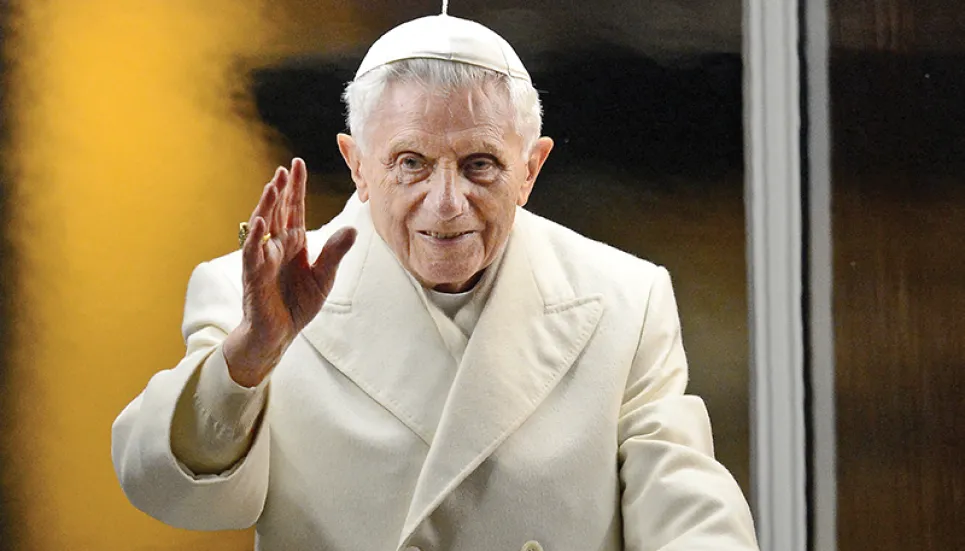 Former pope Benedict XVI dies aged 95