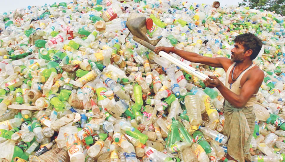 Disparity in financial support shackling plastic waste management