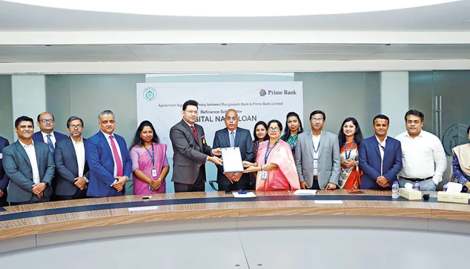 Bangladesh Bank signs deal with Prime Bank