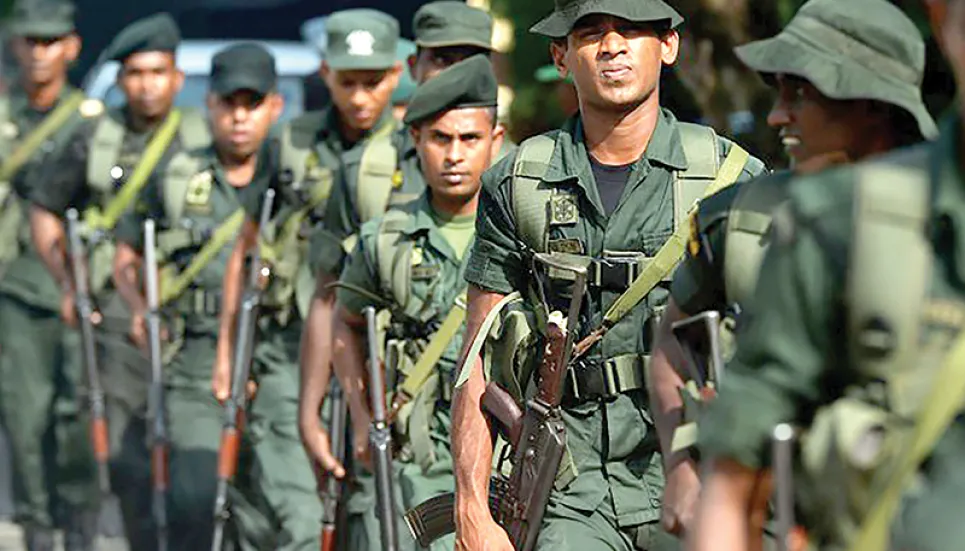 Sri Lanka to cut army by half after financial crisis