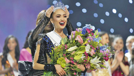 Model R’Bonney Gabriel wins Miss Universe