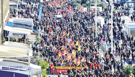 France faces huge disruption as pension protests kick off