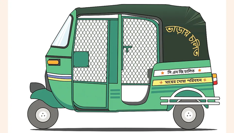 CNG auto drivers want daily deposit to be Tk 900