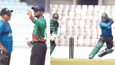 Batters falter in practice match