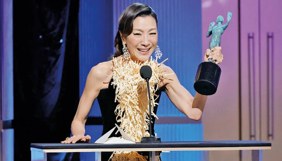 Michelle Yeoh makes history with SAG Awards win