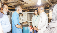 Tawfiq-e-Elahi visits solar cooking project in Mohammadpur