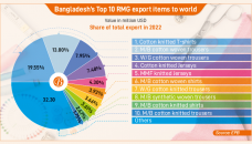 Ten products still dominate apparel exports 