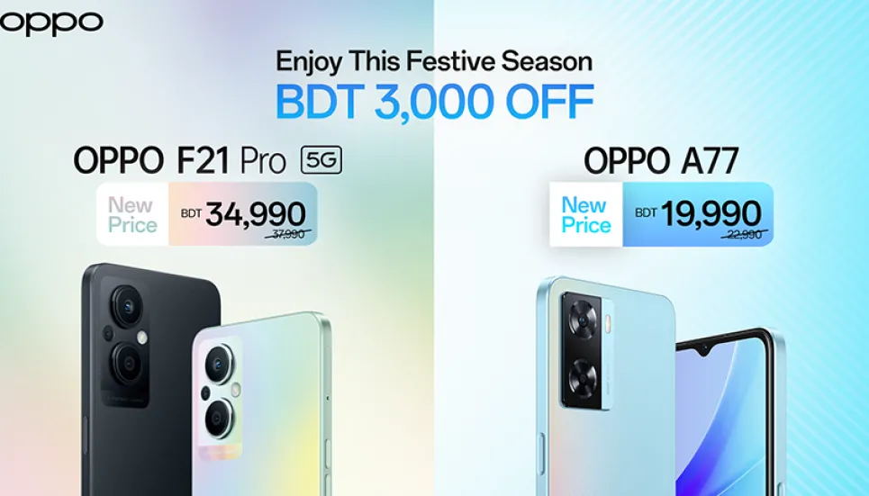 OPPO F21 Pro 5G, A77 now available at unbelievable prices