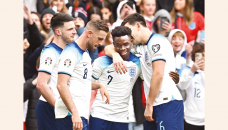 Saka shines as England dismiss Ukraine in Euro qualifier