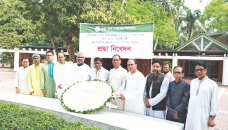 DSE pays respects to Bangabandhu Sheikh Mujibur Rahman 