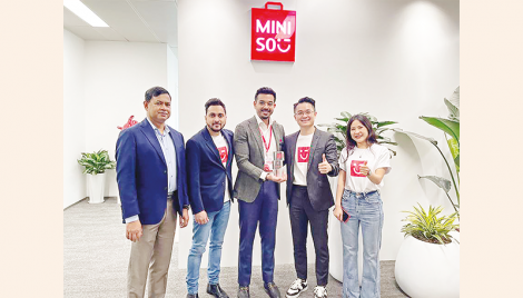 MINISO Bangladesh team gets best performance award