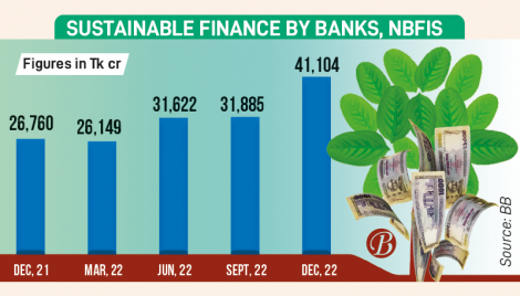 Sustainable finance growing fast