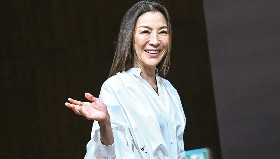 Michelle Yeoh urges women to resist being ‘put in a box’