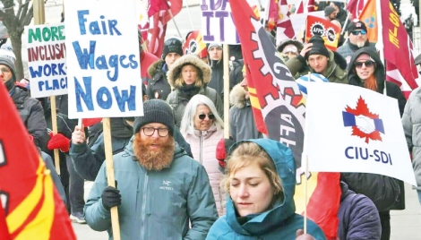 Canadian public servants to stage massive strike over pay