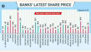 Bank shares still at floor price despite healthy earnings