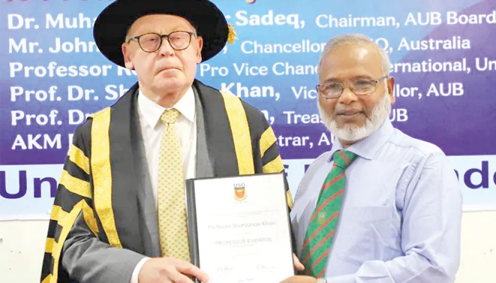 AUB VC gets Australian university's emeritus professorship