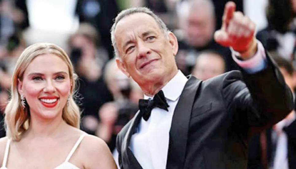 Hanks, Johansson join A-list invasion at Cannes