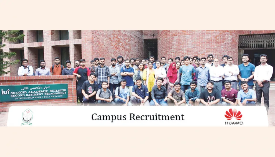 Huawei holds campus recruitment at IUT