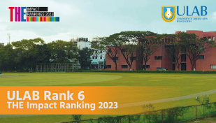 ULAB ranks 6th in THE Impact Ranking 2023