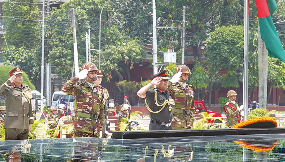 Indian army chief in Dhaka on two-day visit