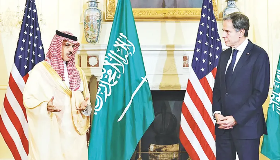 Blinken visits Saudi Arabia to rebuild strained ties