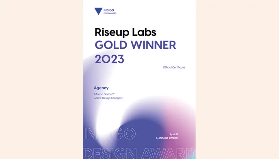 Riseup Labs wins Indigo Design Award