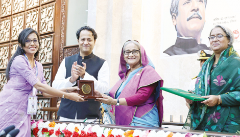 Take Bangladesh forward keeping heads high, PM tells students