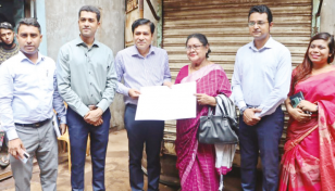 Dhaka District Administration grants a house to Sujata