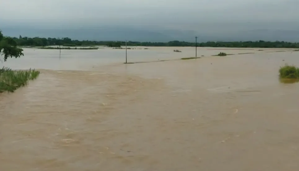 Short-term flood likely in Sylhet, Sunamganj as rivers keep swelling