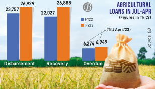 Agri loan disbursement up 13% in Jul-Apr of FY23
