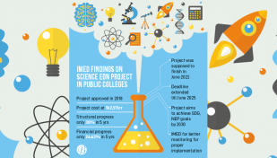 Science edn project sees 30% progress in 5yrs