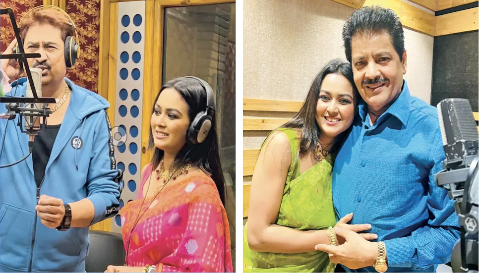 Parna collaborates with Kumar Sanu and Udit Narayan