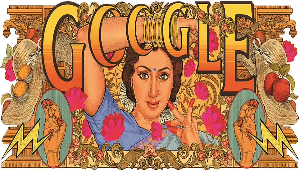 Google doodle pays homage to Sridevi 