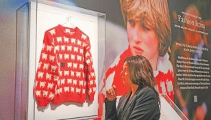 Princess Diana's 'Black Sheep' sweater sells at auction for $1.1m