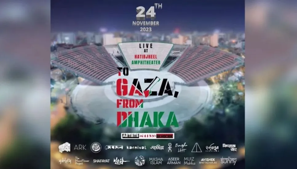 ‘To Gaza from Dhaka’ concert at Hatirjheel Friday