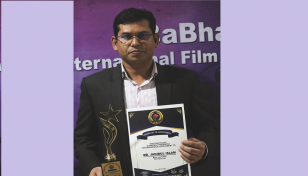 Jahidul Islam gets BaBhaSi Int’l Film Award 