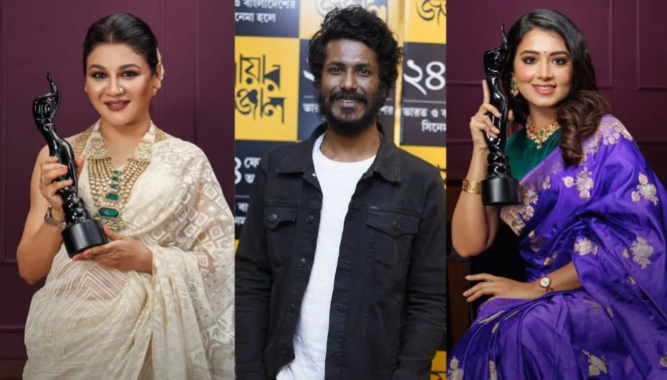 Three Bangladeshi actors shine at Filmfare Awards Bangla