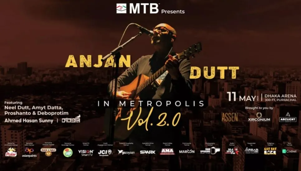 Anjan Dutt returns to Dhaka with Metropolis Volume-2.0